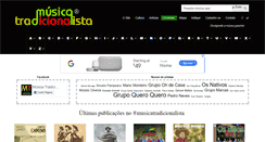 Desktop Screenshot of musicatradicionalista.com.br